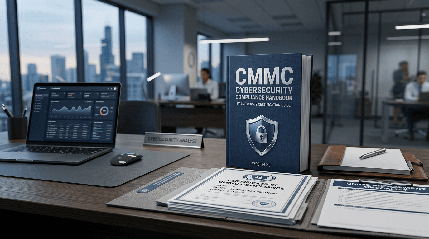 Cover Image for New Book on CMMC Compliance